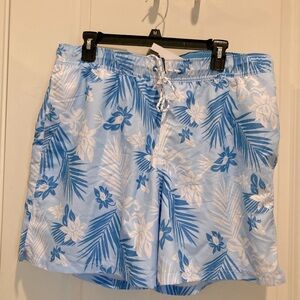 Men’s NWT Goodfellow 7” inseam swim trunks size Large